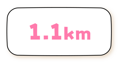 1.1kmコース